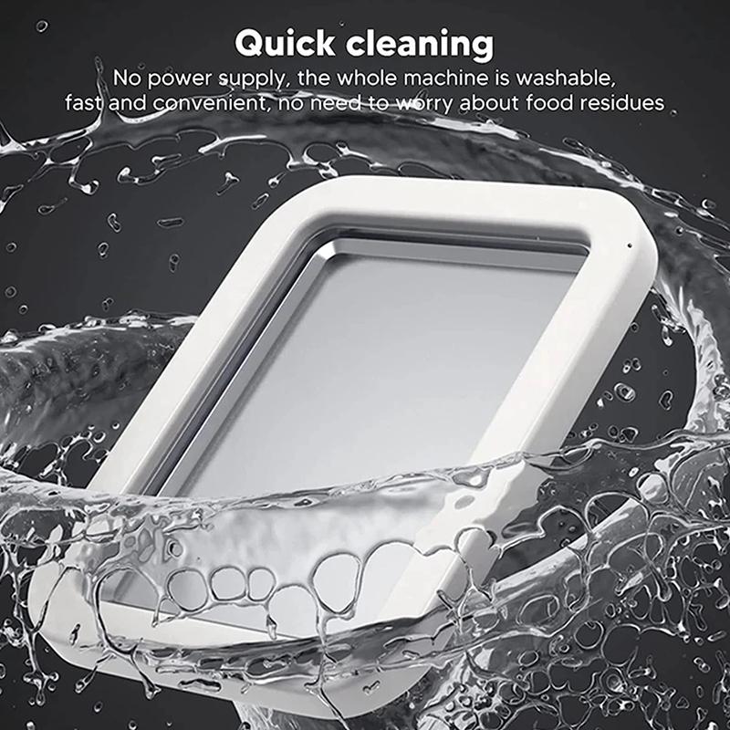 Haushalts-Eiscreme-Pfanne aus Edelstahl, Frittierte Joghurtmaschine, Flachboden-Pfanne, Frittierter Joghurt, DIY-Eiscreme, Mini-Version