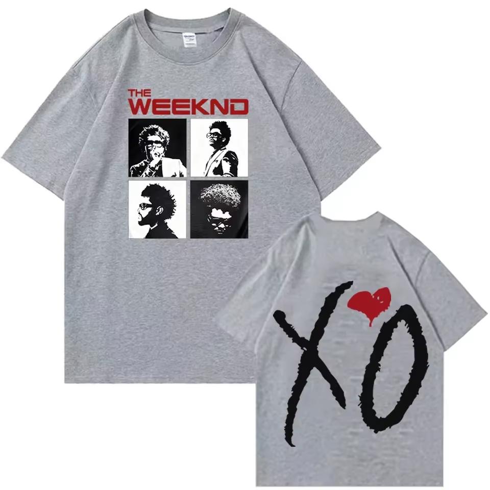 Summer The Weeknd After Hours Til Dawn Tour Graphic Cotton Unisex Shirt  Men's Hip Hop Fashion Short Sleeve T-shirt
