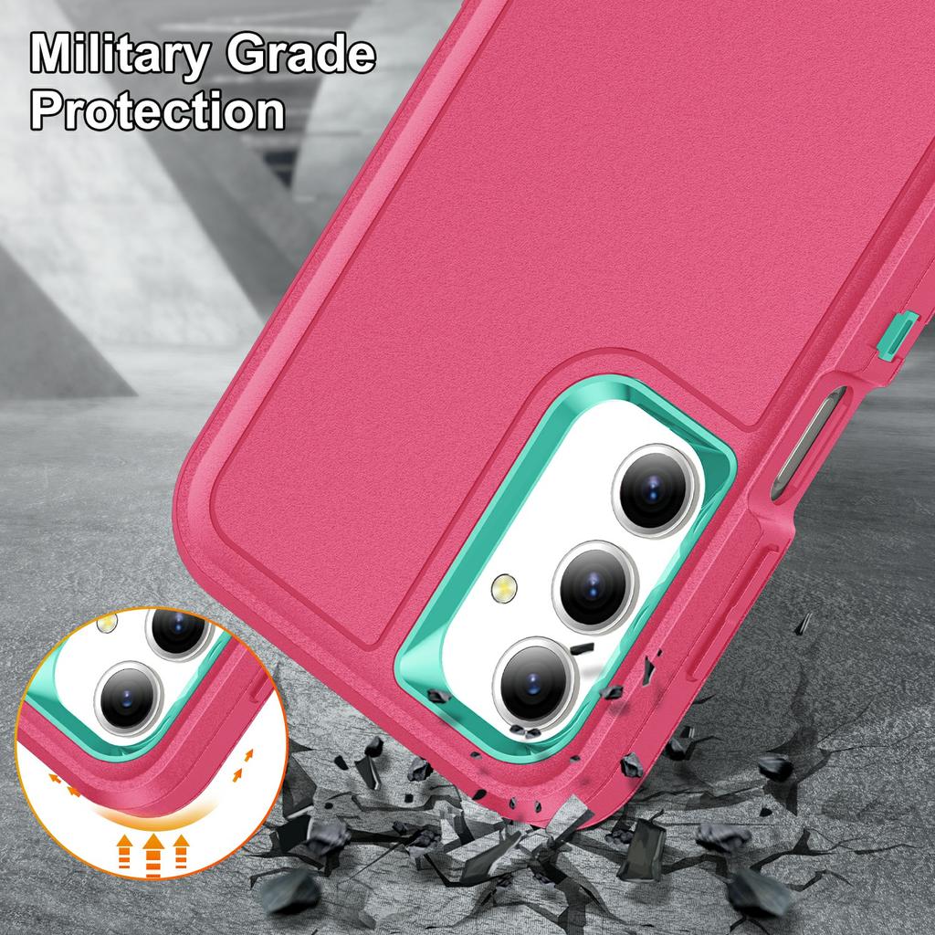 For Samsung Galaxy A16 4G/5G Case Kickstand Phone Cover PC+Silicone+EVA 3-in-1 Design