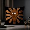 Brickleberry Cushion Cover Anti-dustmite Pillowcase Invisible Zipper Silky Short Plush Sofa Cushion Cover