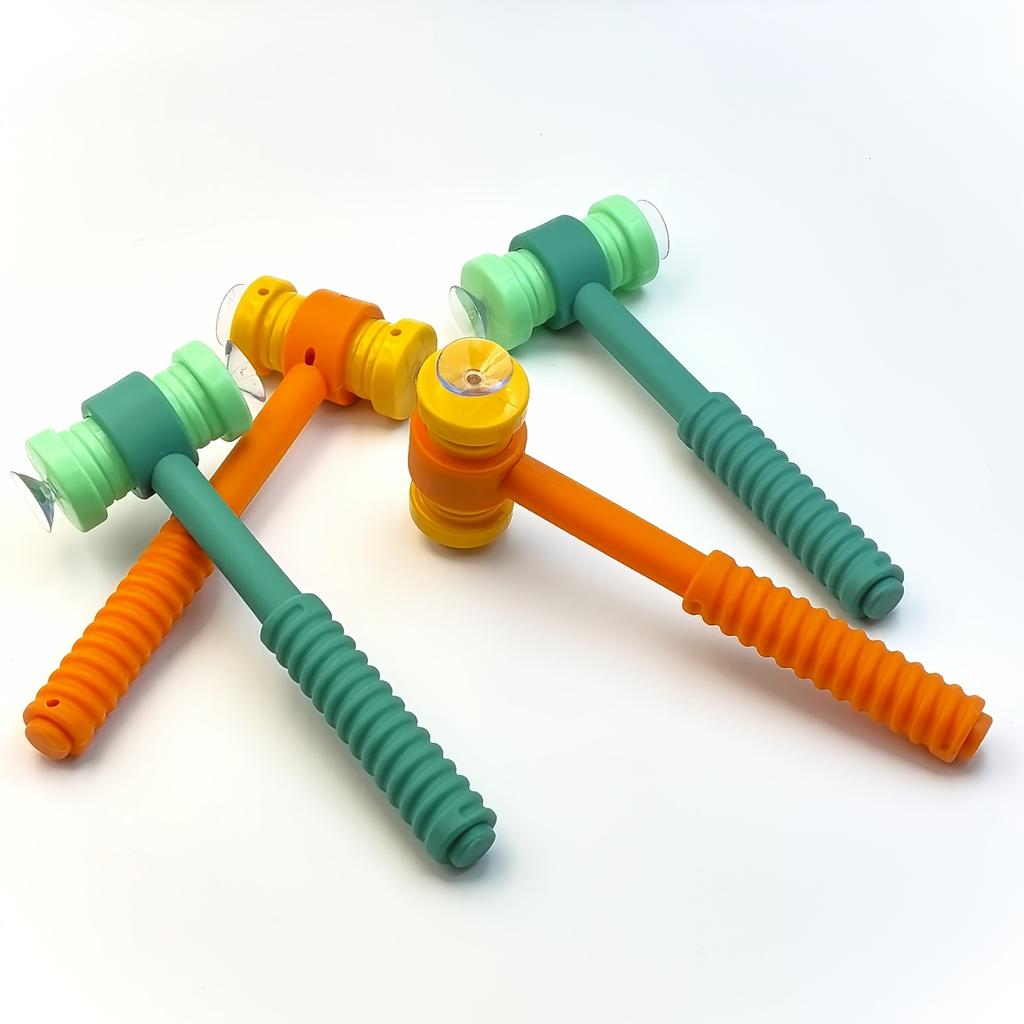 2pcs Colorful Plastic Hammers with Suction Cups | Classroom Activity and Party Supplies, Teachers Aids and Resources