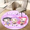 Personalized K-KPop Demon Hunters Round Chair Office Rug - Perfect for Mat, Office Chair & More - Ideal Gift for Birthdays and Holidays