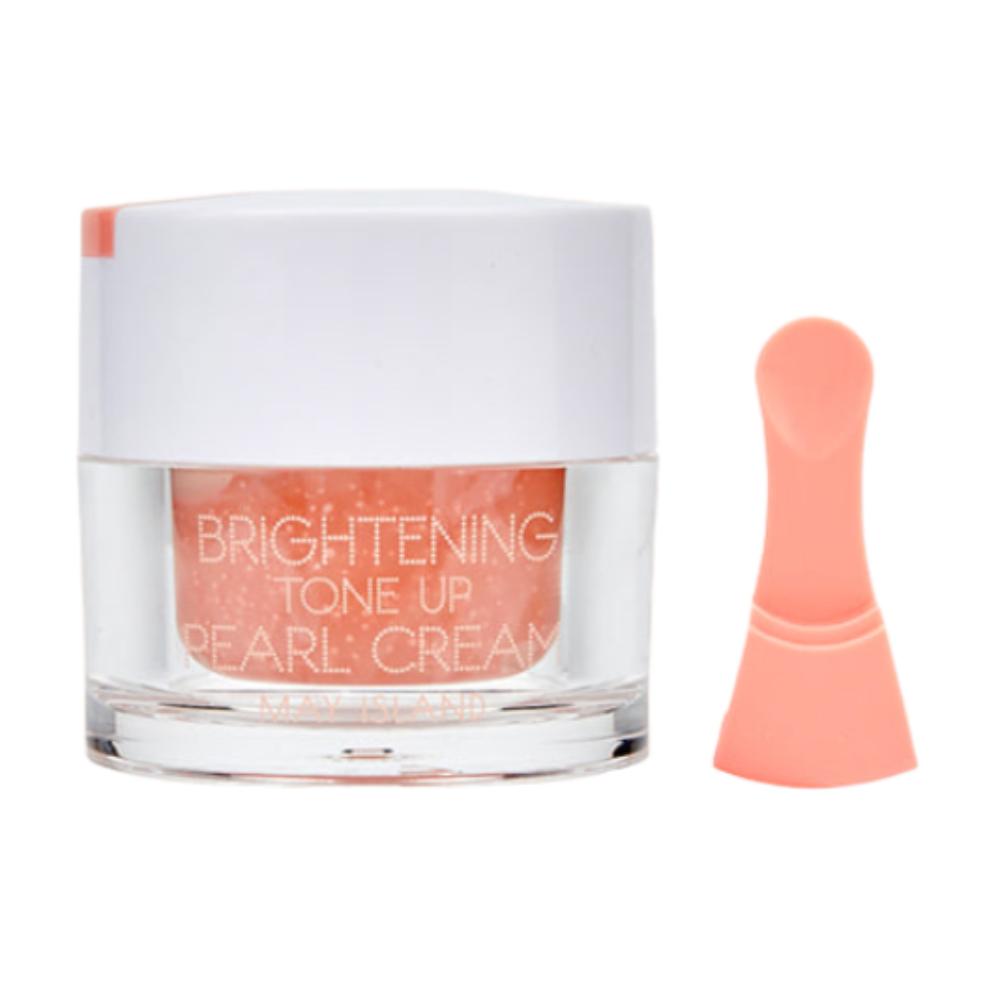 May Island Korean Whitening Tone Up Cream 30g – Pearl Capsule Glow – Day & Night Skincare – Moisturizing & Wrinkle Care – K-beauty Gift Set