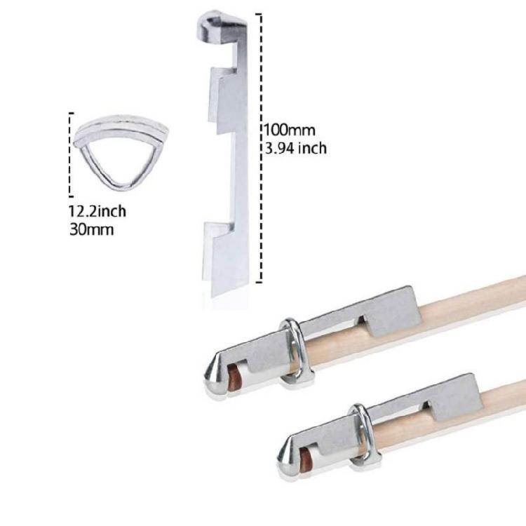 Billiard Stick Clamp Repair Tool Aluminum Pool Cue Tip Clamp Billiard Cue End Fixer Cue Stick Tip Repair Tool