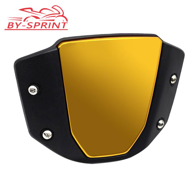 

Мотоциклетный дефлектор ветра с ЧПУ, ветровое стекло, универсальные аксессуары для лобового стекла для HONDA CB650R CB 650R золотой