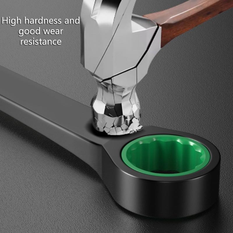 High Leverages Long Ratchet Wrench Ideal for Mechanics and DIY Enthusiasts Needing Efficient Directional Switching