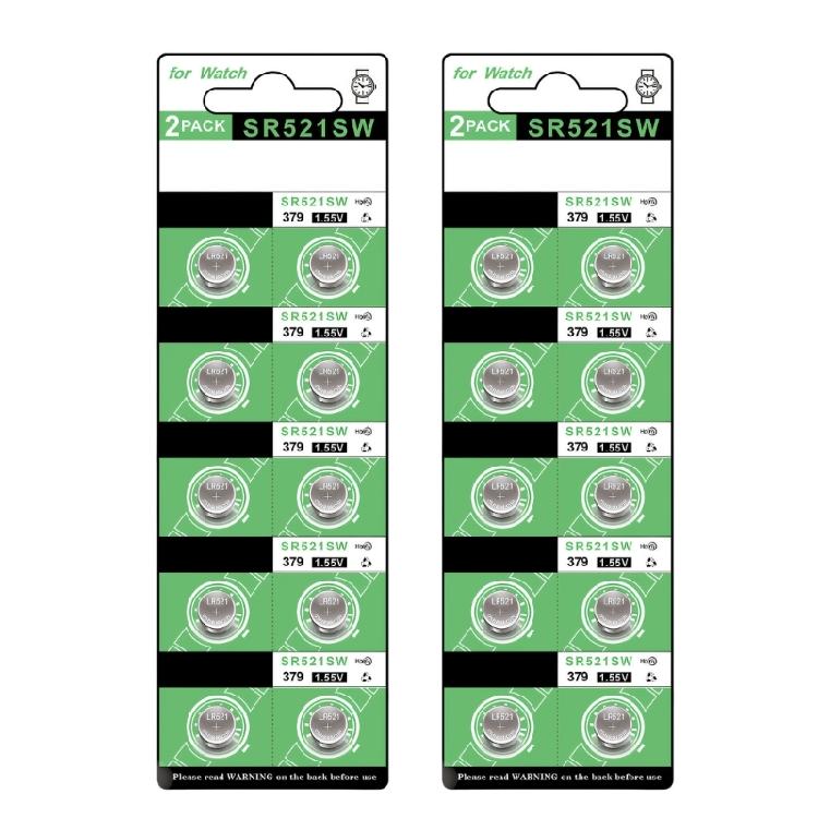 LR521 Button Cell Batteries AG0/SR521 Watch Calculator Remote Batteries Effective Power Output Lightweight Structure