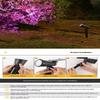 Solar Garden Spotlights Waterproof Adjustable Head Yard Lawn Landscape Lighting