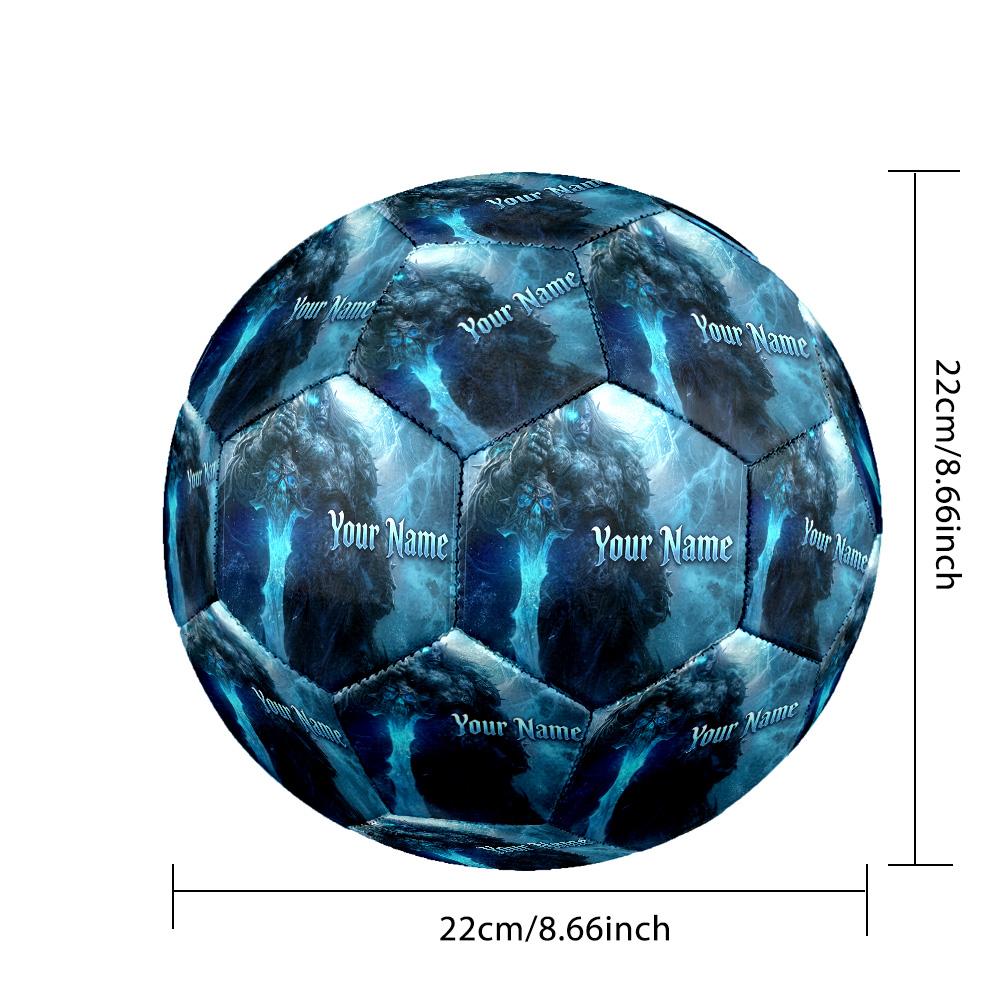 Custom Text Size 5 Soccer Ball, Standard Match Football For OutdoorWorld of Warcraft