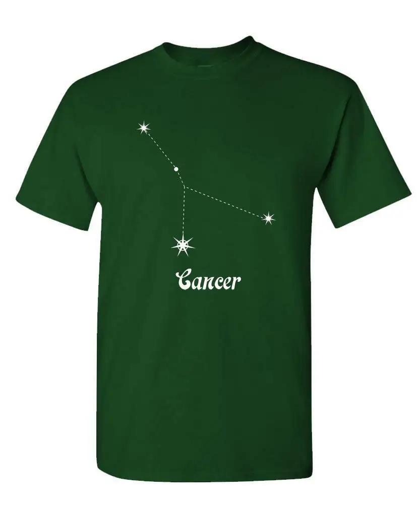 Constellation Horoscope Zodiac Cancer Birthday Present Mens TShirt Summer Cotton Short Sleeve ONeck Unisex T Shirt New S3XL