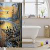Erosebridal Mallard Duck Shower Curtain,Duck Hunting Bathroom Shower Curtain Sets,Western Cabin Lodge Branches Lake Waterproof B