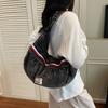 Denim Bag Large Capacity Crossbody Bag Women Tote Bag Commuter Shoulder Bag
