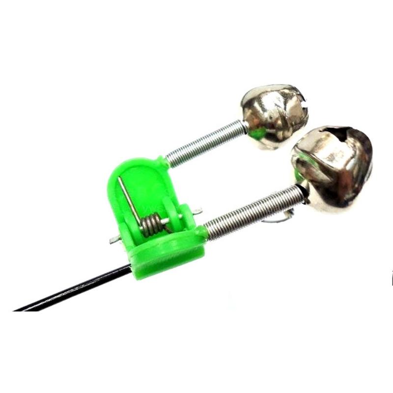 Fishing Rod Bells Fishing Rings, 10Pcs Double Alarm Bells Fishing Bells Alarm for Night Fishing Fishing Rod Bites Alarm
