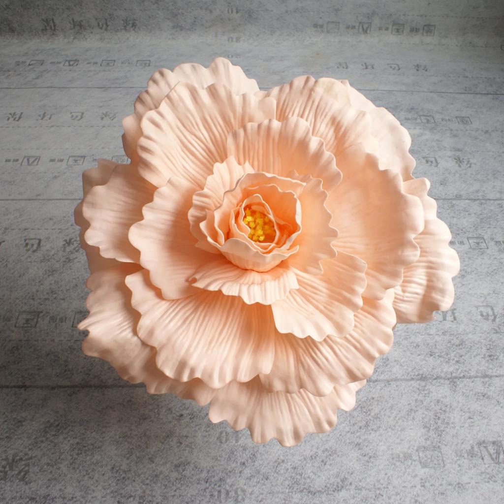 60/80CM Giant PE Foam Rose Simulation Flowers Branch Wedding Backdrop Decoration Peony Garden Wall Road Cited Stage Party Supply
