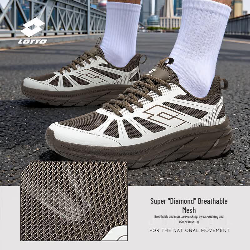 LOTTO Men's Breathable Cushioned Running Shoes