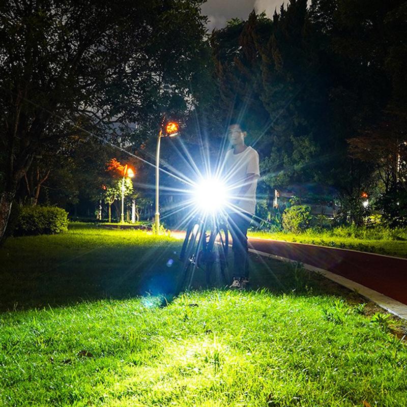 Aluminum Alloy Bike Tail Light Helmet Light LED Front Rear Warning Lamp 3 Modes for Night Riding Mountain Road Cycling Safety