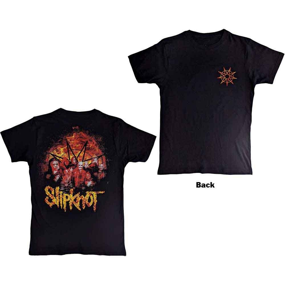 Slipknot The End So Far Flame Logo T-Shirt Black New Unisex T-Shirt M