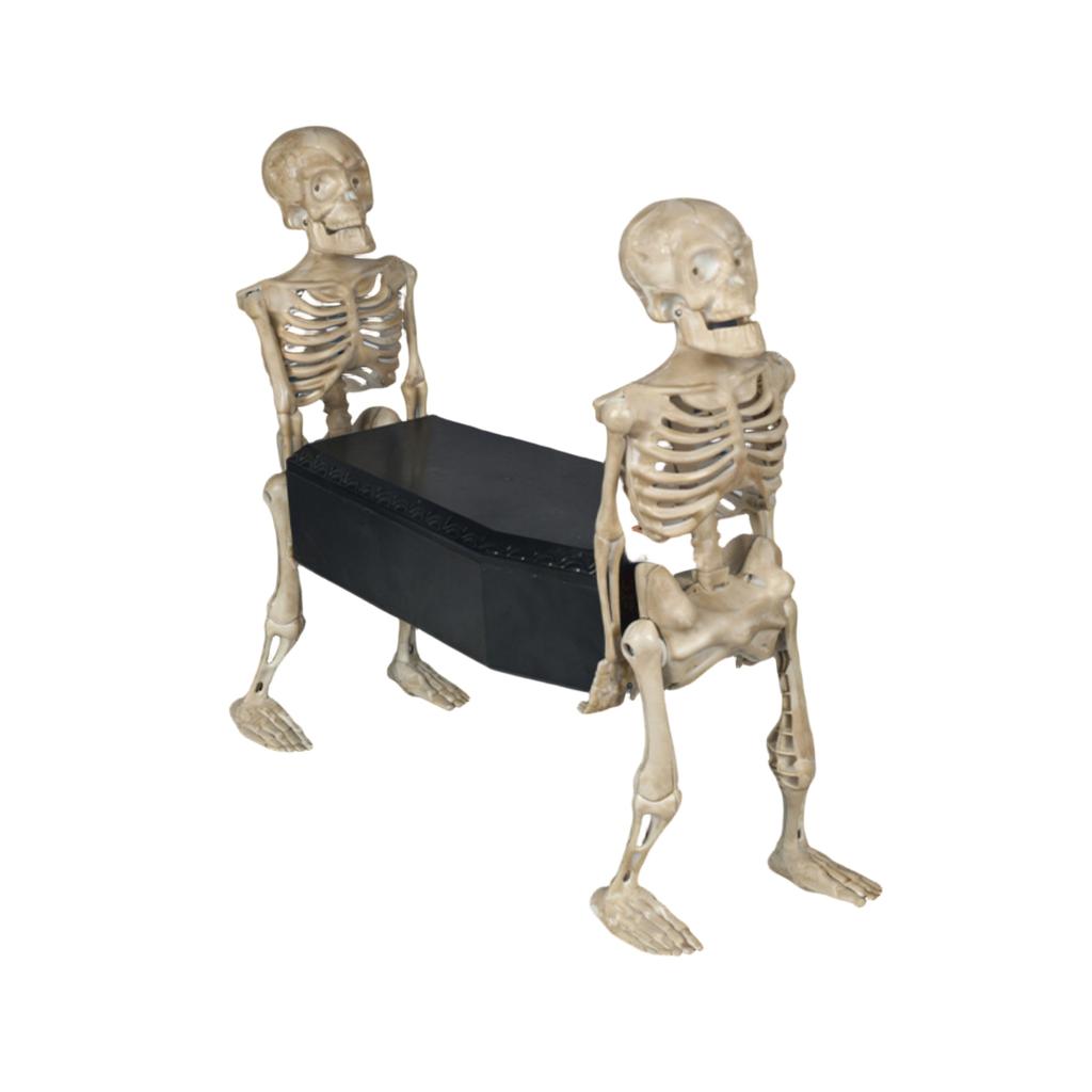 Animated Skeleton Coffin Lifting Toy for Halloween Party Decoration