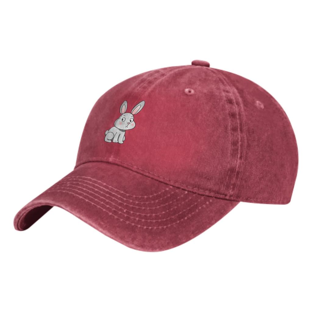 Cute Cartoon Rabbit Summer Classic Fashion Men Trucker Hat Cotton Breathable Women Cowboy Cap Outdoor Leisure Basketball Caps