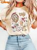 Beauty and The Beast Belle Print TShirt Womens New Fashionable Casual Cotton Short Sleeve Touring Resort Top