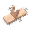 Hot Glue Gun Holder Glue Gun Stand Tools Storage Holder Bracket 20x8cm Wood Hot Glue Machine Base Craft Room Organizer