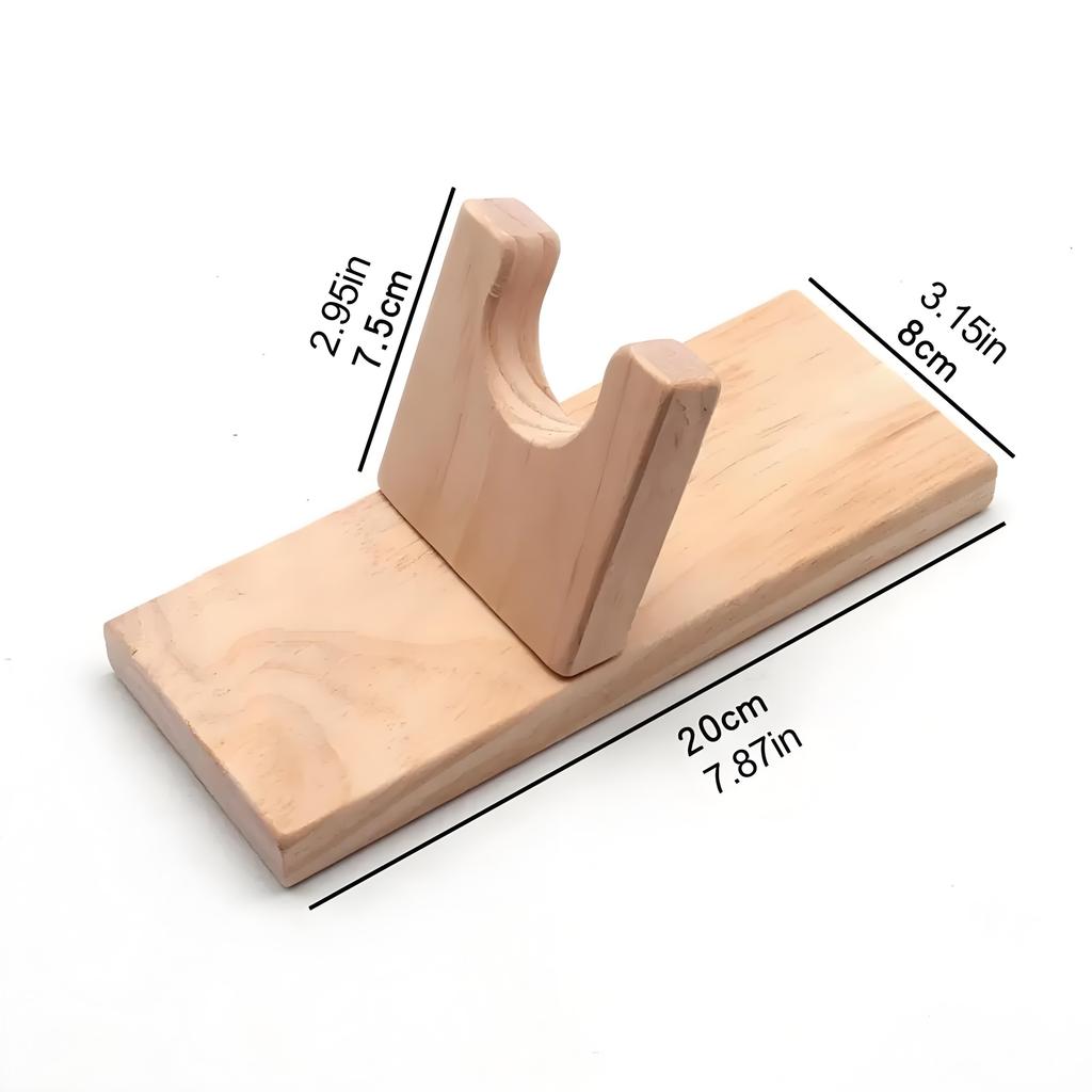 Hot Glue Gun Holder Glue Gun Stand Tools Storage Holder Bracket 20x8cm Wood Hot Glue Machine Base Craft Room Organizer