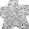 6Pcs Sparkly Rhinestone Iron on Patches DIY Star Shape Heat Transfer Appliques for T Shirts Jeans Jackets Party Decor Clothing