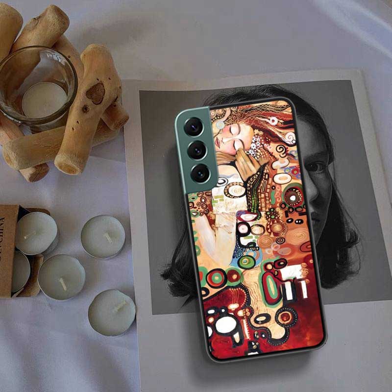 Kiss by Gustav Klimt Desig Phone Case For Samsung A16 A26 A36 A56 Galaxy A02S A12 A52S A13 A23 A33 A53 A54 A34 A24 A14 A22 A32 A