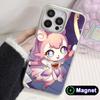 HSR Mem Silver Plating Magsafe Mobile Phone Case for iPhone 17 16 15 14 13 12 11 Air Pro Max Plus Colorful Cover
