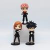 7pcs Q Version Jujutsu Kaisen 9cm Figure Satoru Gojo Itadori Yuji Geto Suguru Nobara Megumi Collection Character Ornaments