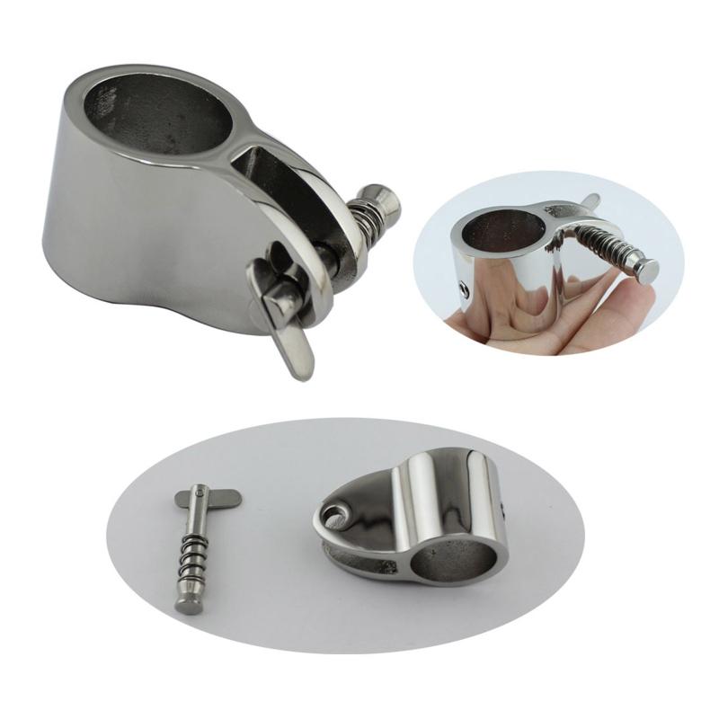 Bimini Top Eye End Cap Clamp Jaw Slide 316 Stainless Steel Suitable for Yacht Boat Accessories Marine Not Easy To Damage
