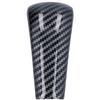 Gear Shift Knob Cover Trim Carbon Fiber Style Decor Replacement for Mazda 3 CX‑30 with Auto Transmission