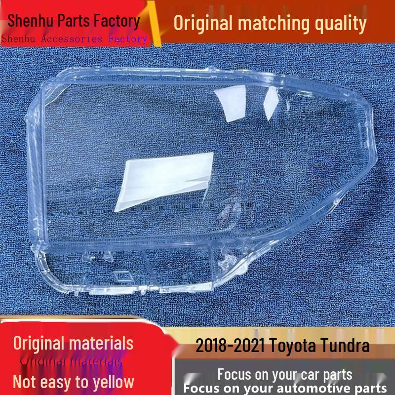 

Toyota Tundra 18-21 Transparent Headlight Cover Shell Standard driver without rubber - 1 piece