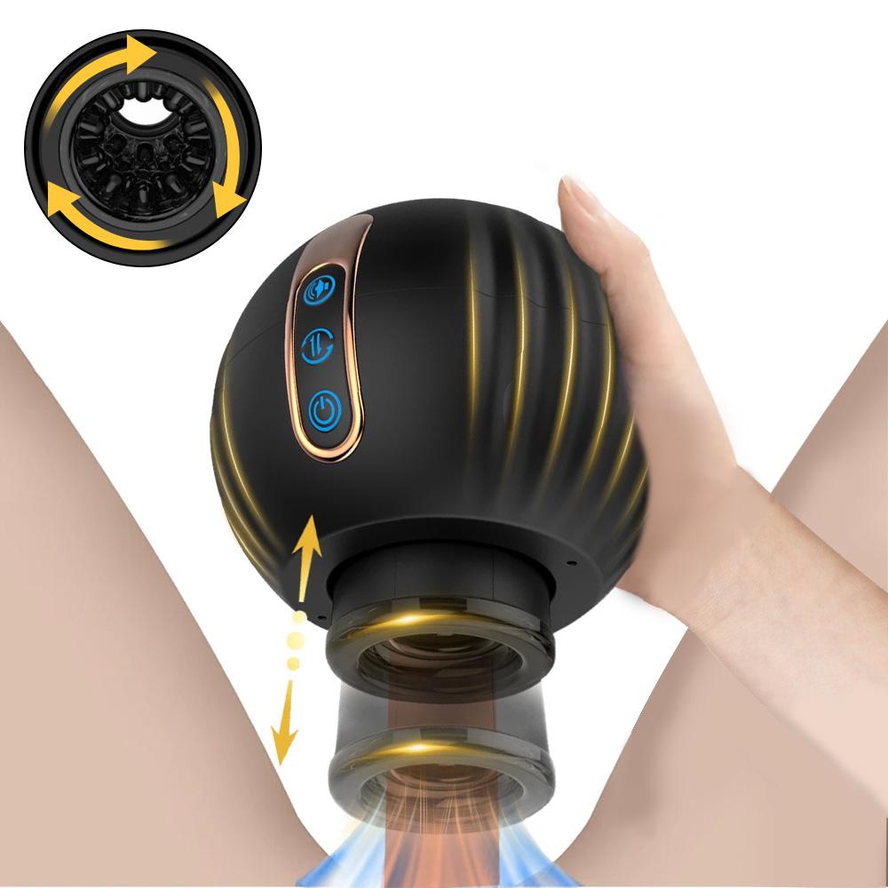 Automatic Male Masturbator Men Sex Toys Adult Toys for Men Electric Blowjob Sex Toy for Men Dual Open Ended Masturbation Cup Stroker