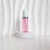 60ml Red Translucent Mousse Dispenser: Cosmetic Brush Foam Bottle for Face Wash and Travel Use