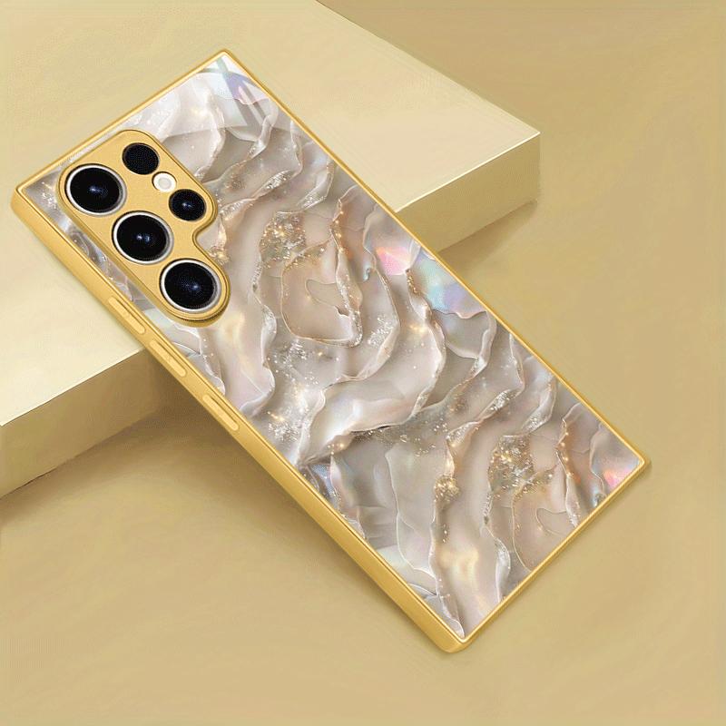 Custodia per Telefono di Fascia Alta Vetro Galvanizzato TPU Custodia per Telefono per Samsung Galaxy S26 S25 S24 S23 S22 S21 FE, Ultra, Plus Resistente alle Cadute