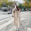 Double-sided Cashmere Coat Women's Autumn and Winter New Korean Version of Loose Medium and Long Hepburn Wool Coat