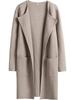 Women American Style Casual Lapel Coat Woolen European