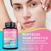 Collagen Peptide Capsules Containing Biotin, Keratin, Vitamin C, Vitamin E, Zinc, Magnesium, and Skin Health Support.