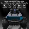 FPV remote control truck with camera and real-time video, 1:28 scale APP control remote control car, 2.4GHz two-speed, alloy body, adjustable lights