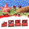 Christmas Decorations Christmas Wood Small Train Children Kindergarten Festive