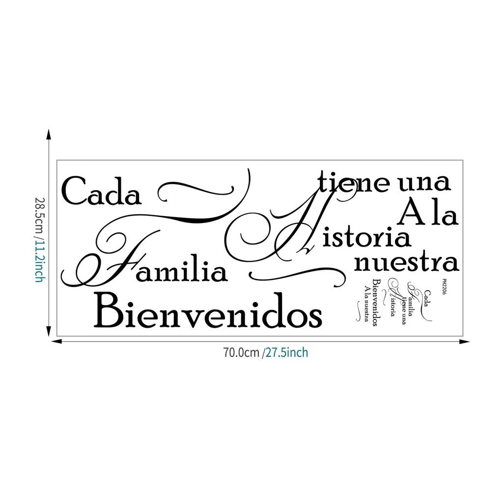 1pc Slogan Graphic Wall Sticker DIY Self-Adhesive Wall Decal PVC Waterproof Decal Stickers For Living Room Bedroom Home Decoration Gifts