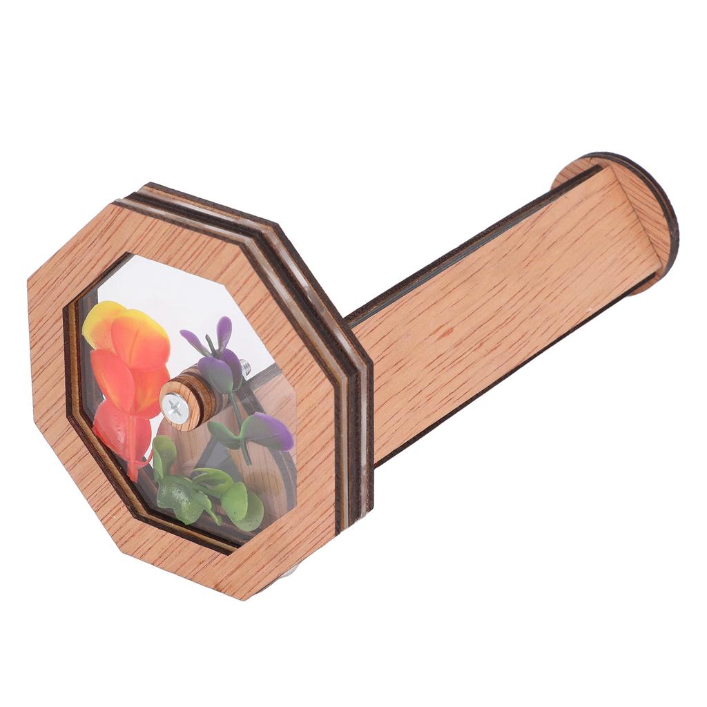 DIY Kaleidoscope Kit Develop Creativity Stimulate Imagination Safe Sturdy Durable Beech Kids