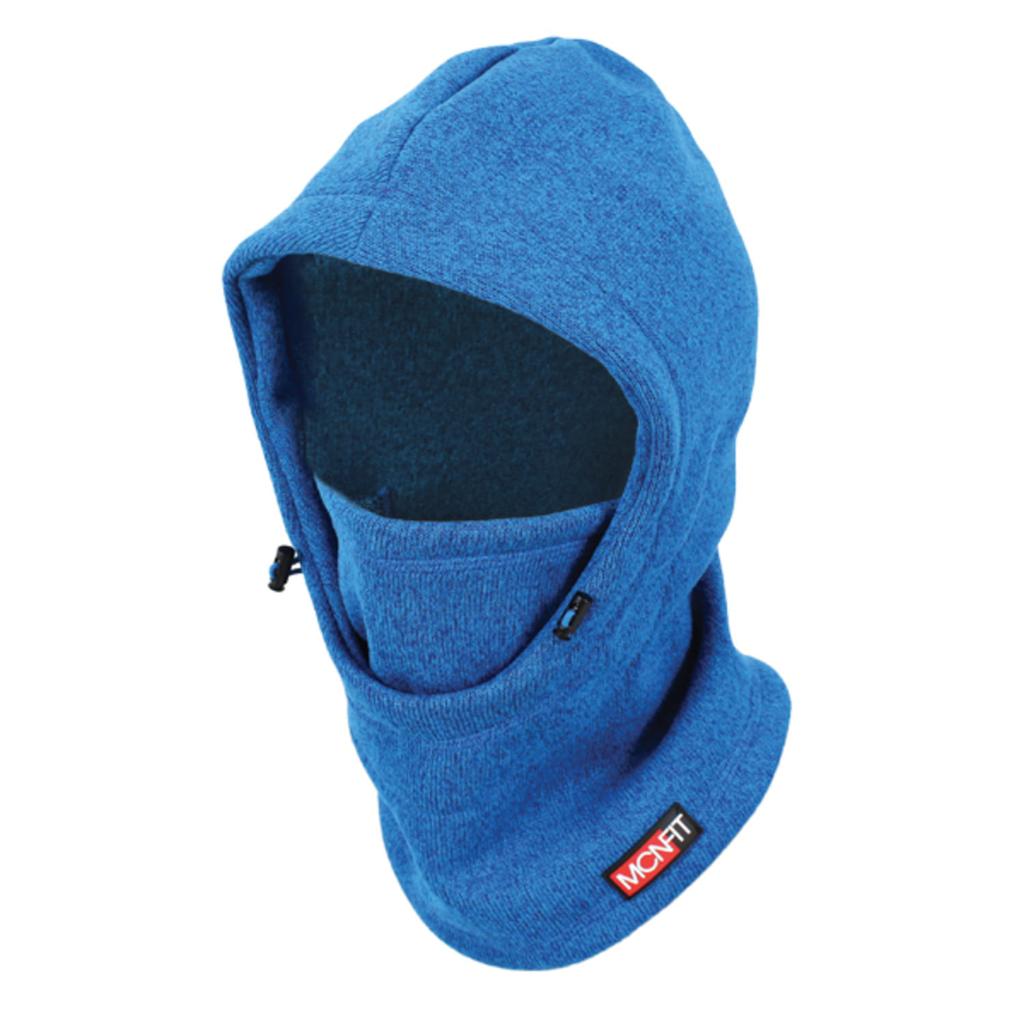 MCNSPORTS Winter Knit Hooded Balaclava Blue