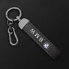 Luxury Car Metal Key Chain Fine Leather Emblem Key Ring For X1 X2 X3 X5 X4 X6 X7 G30 G20 G32 G11 G12 F40 F30 F20 F10 F34 F07 Npbf16