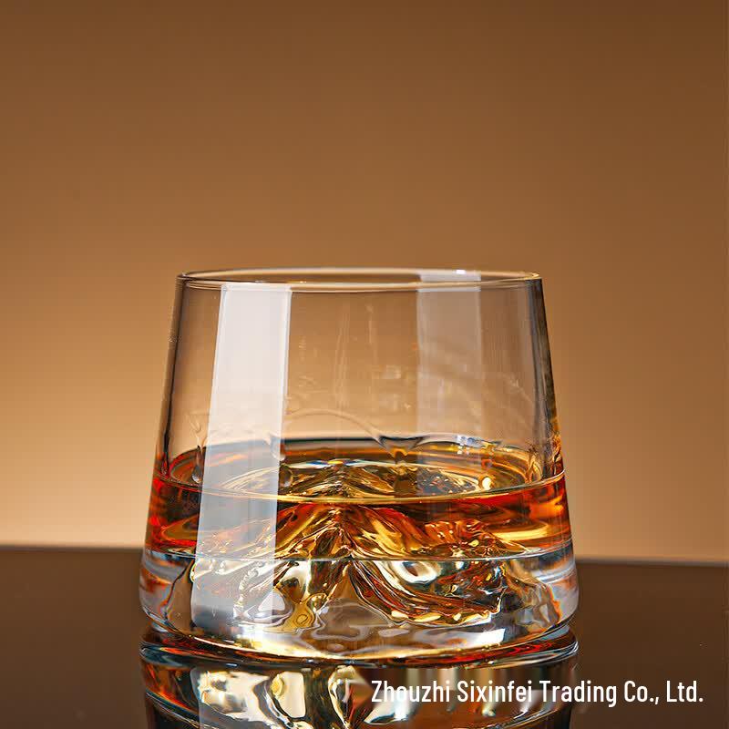 MDNG Slanted Mountain View Whiskey Glasses