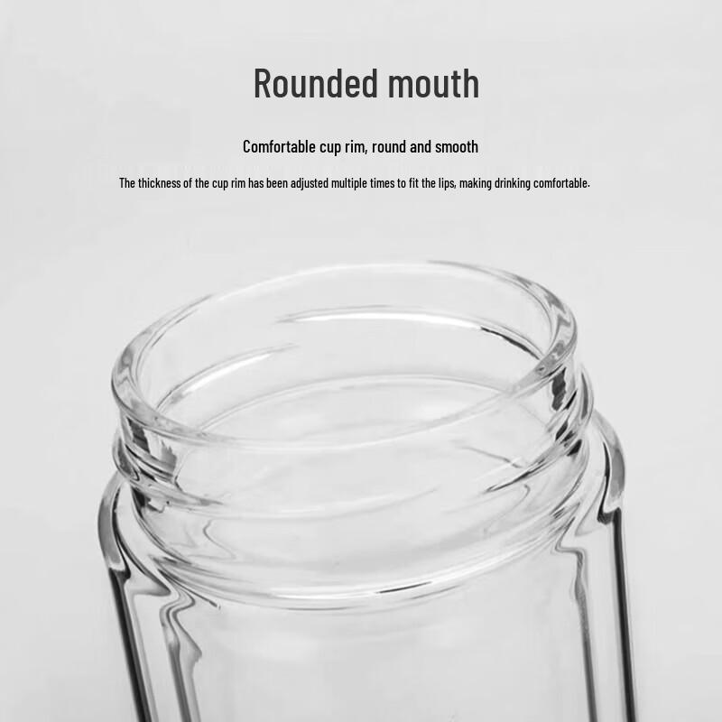 THERMOS Double-Wall Glass Tea Infuser Tumbler