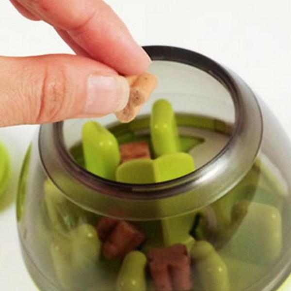 Dingdong Pet Dinosaur Egg Snack Ball 9.5 X 12.5 Cm, Green, 1 Piece