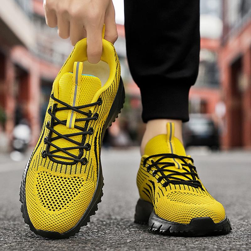 Men'S Casual Sports Shoes Fashionable Low Cut Mesh Anti Slip Walking Sports Shoes Tennis Shoes Suitable For Outdoor Travel