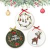 Christmas Embroidery Starter Kits Christmas Ornament Cross Stitching Set